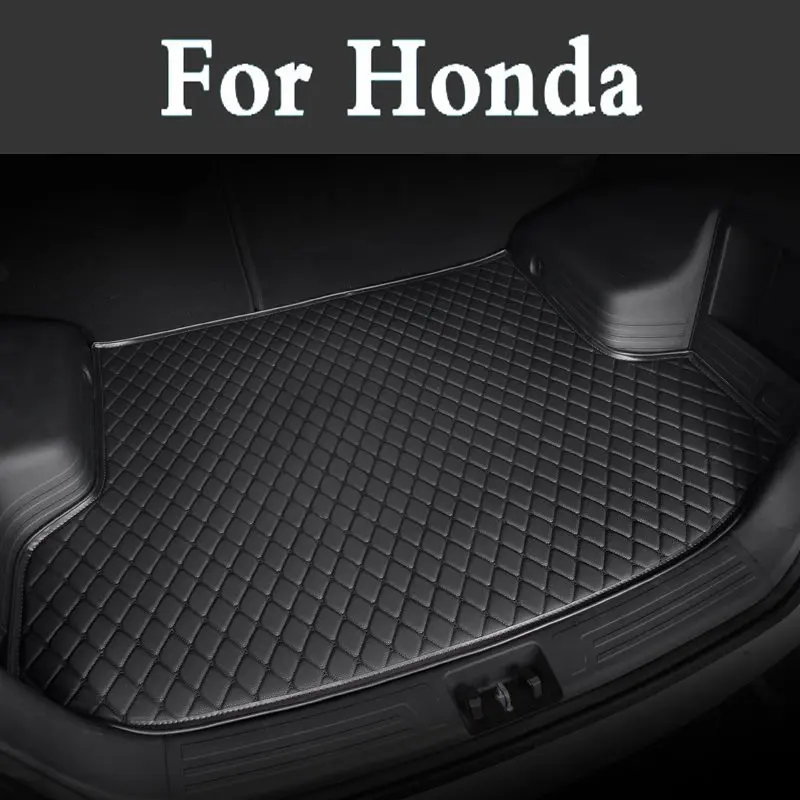 

Pu Leather Tray Car Believe Car Trunk Mat Auto Accessories Styling Cargo Liner For Honda Everus Crider Vezel Crown Crz