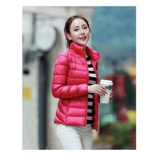 Тонкий пуховик, короткая куртка с воротником, тонкая модная куртка, новинка