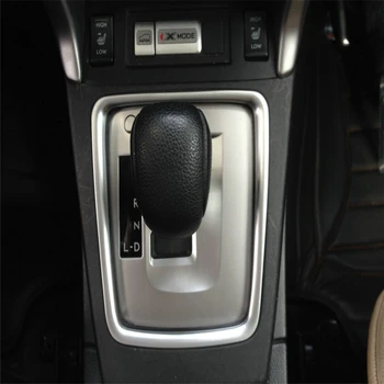 

WELKINRY car cover for Subaru Forester SJ 2013 2014 2015 2016 2017 2018 ABS chrome stick gear shift level base pedestal trim