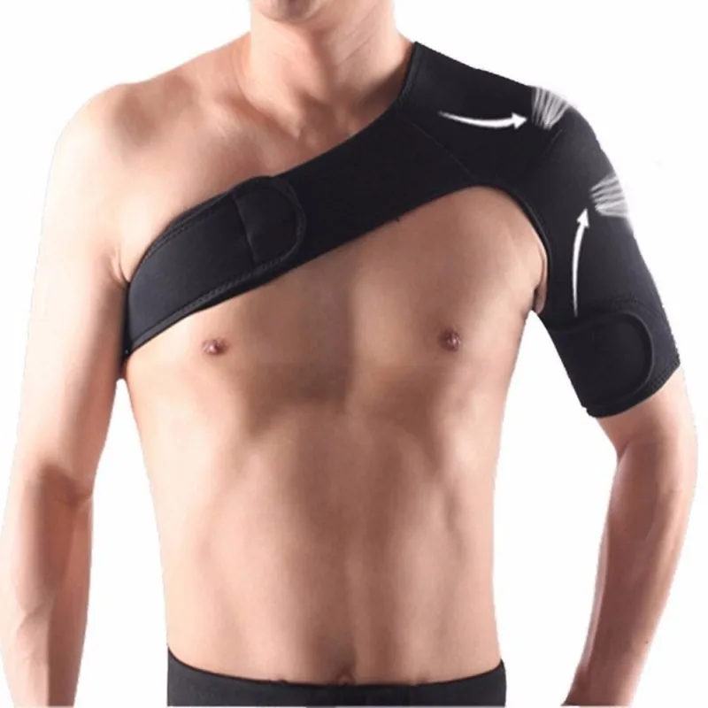 Дышащее бесшовное шитье поддержка плеч спортивный защитный бандаж для одного плеча защита для колена пояс для боли в плечах растяжения