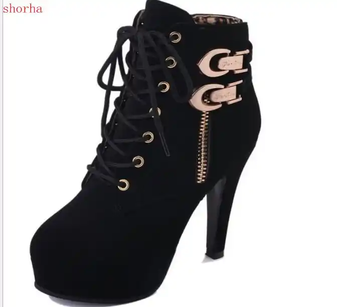 botines tacon alto