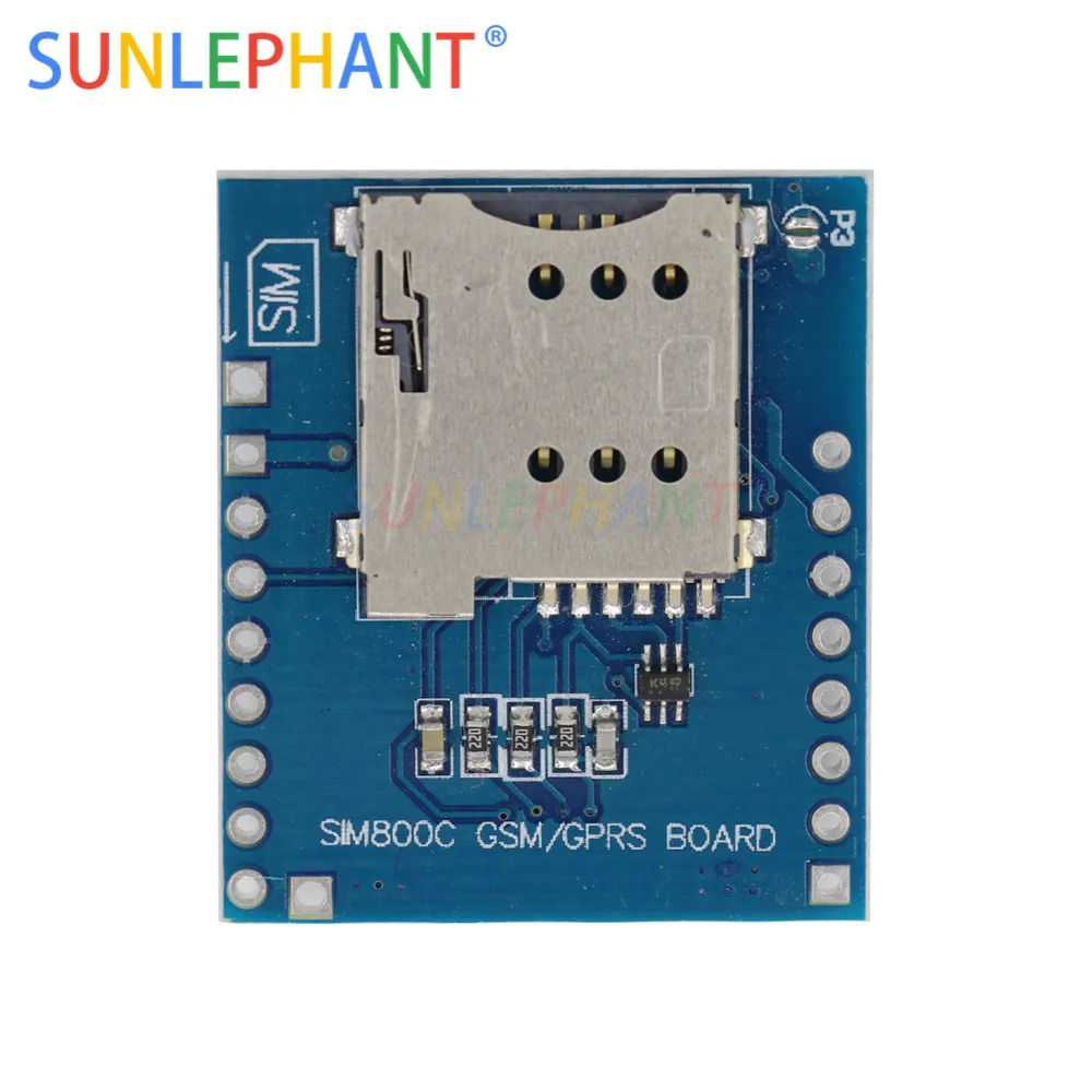 SIM800C GSM GPRS модуль 5 В/3 3 в TTL макетная плата IPEX с Bluetooth и TTS для Arduno STM32 C51|Интегральные