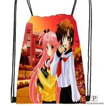 CustomPillowcaseGirlsBravoEcchigaloreDrawstringBackpackBagforManWomanCuteDaypacKidsSatchel(черная спинка) 31x40 см#20180611-03-146