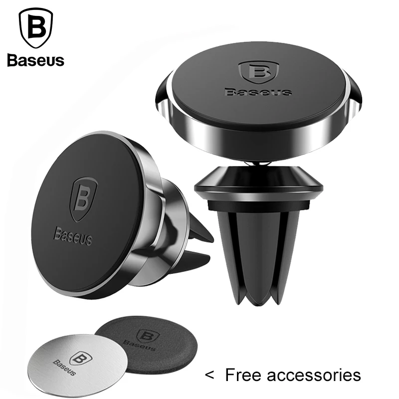 Baseus Магнитная автомобильный держатель телефона для iphone 8 Plus стенд samsung S8