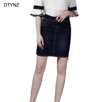 

2018 Denim Skirt Slim Women Girl Pencil Jeans Skirts Fashion Pocket Straight Mini Skirt Summer Sexy Plus Size Short Skirt