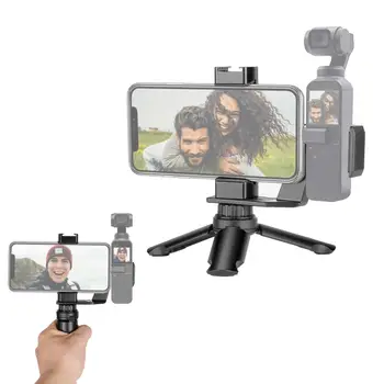 

Neewer Handheld Phone Holder Tripod Mount Stand Compatible with DJI OSMO Pocket Camera with Cold Shoe and 1/4-inch Thread