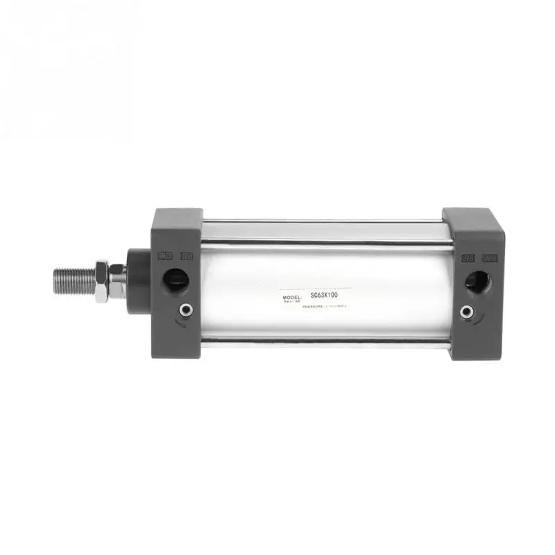 Pneumatic Air Cylinder 63mm Bore 100mm Stroke Air Cylinder Double Action Screwed Piston Rod Dual Action Pneumatic Air Cylinder Pneumatic Air Cylinder 63mm Bore 100mm Stroke Air Cylinder Double Action Screwed Piston Rod Dual Action Pneumatic Air Cylinder