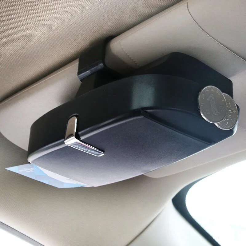 Car styling Glasses Box Case Storage Box Dedicated For Audi Q3 Q5 SQ5 Q7 A1 A3 S3 A4 A4L A6L A7 S6 S7 S4 RS4 A5 S5