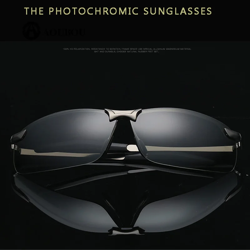 

Photochromic Night Vision Sunglasses occhiali da sole okulary przeciwsloneczne lunettes de soleil anteojos de sol hombre triumph