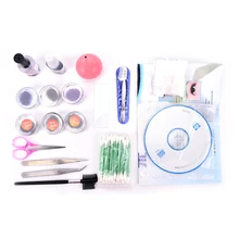 1 Набор накладных ресниц, набор для наращивания ресниц, водонепроницаемый чехол без запаха