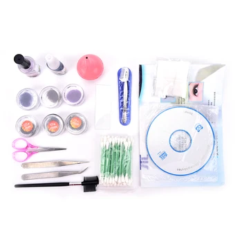 

1 Set False Eyelash lash Extensions Kit with Case Waterproof Odorless