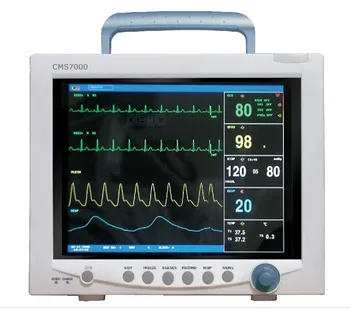 

Free Shipping CONTEC CMS7000 CE FDA TFT 12.1' Portable ICU Patient Monitor Multi Parameter SPO2 + NIBP + PR +TEMP + RESP