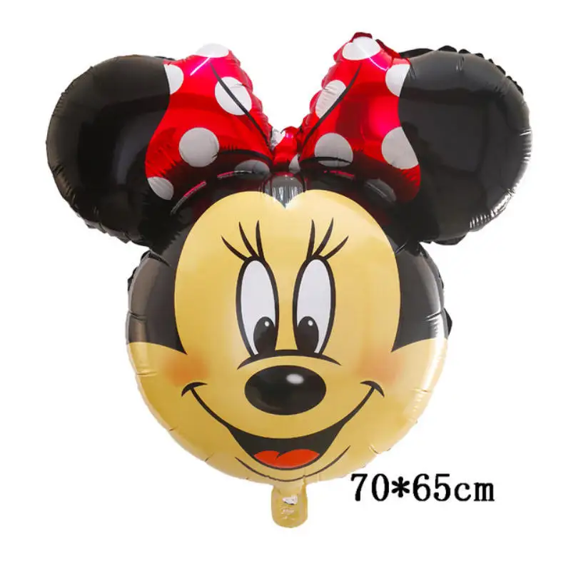Большой размер шарик изображением Микки милый мультфильм Минни фольга шары День рождения украшения балон дети Душ вечерние Globos игрушки