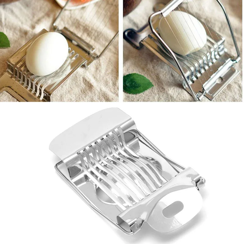 Creative Boiled eggs Tool Slicer Cutter Stainless Steel Kitchen Supplies Fancy Chopper good quality | Дом и сад