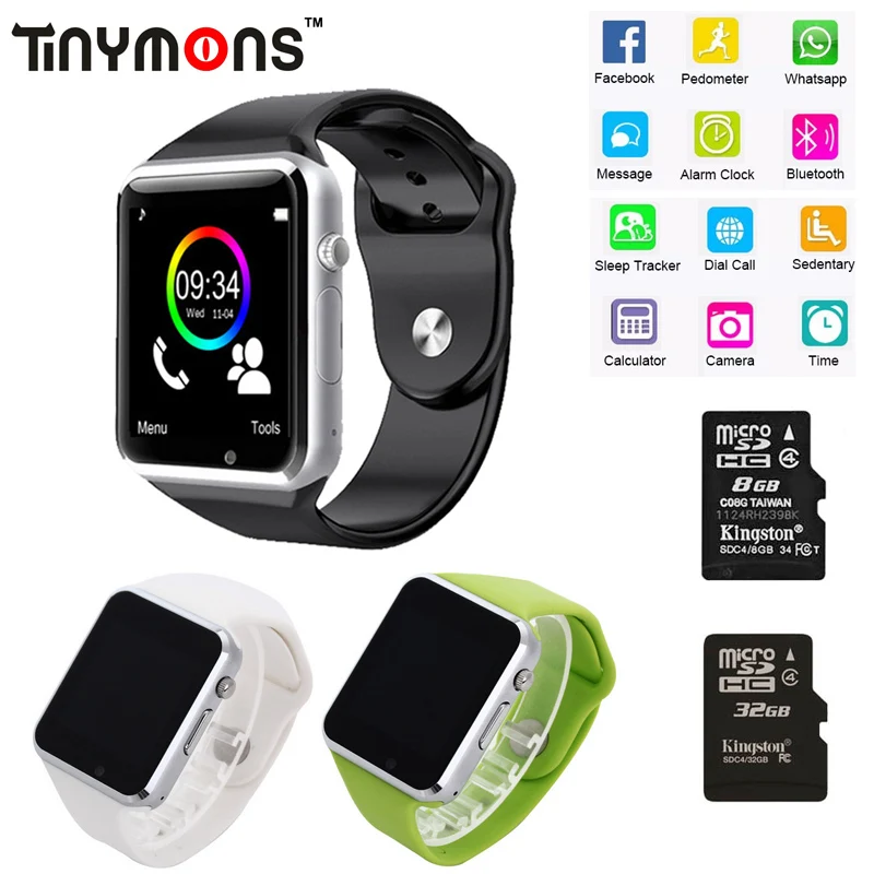 A1 WristWatch Bluetooth Smart Watch Fitness Pedometer Wear