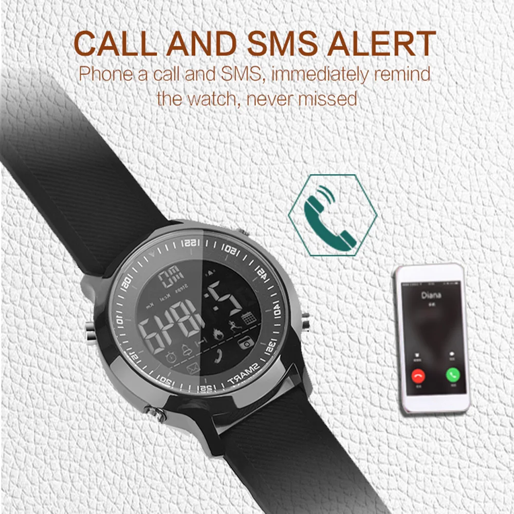 NAIKU Smart Watch Sport Waterproof pedometers Message Reminder Bluetooth Outdoor swimming men smartwatch for ios Android phone NAIKU Smart Watch Sport Waterproof pedometers Message Reminder Bluetooth Outdoor swimming men smartwatch for ios Android phone