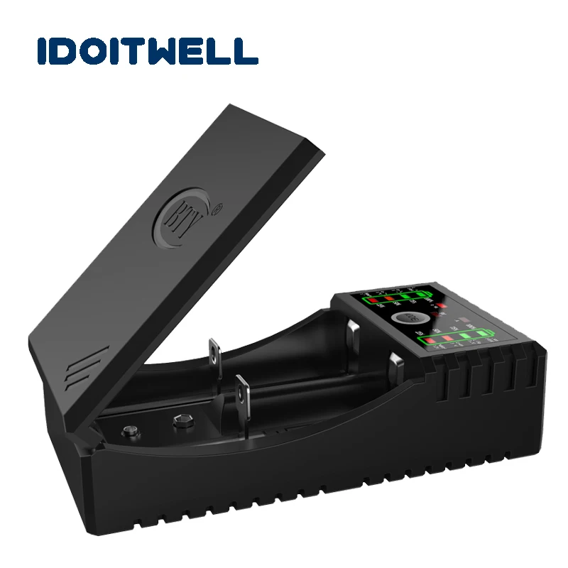 

LI-ion Ni-Mh AA AAA 18650 Battery Charger BOX 16340/RCR123 6F22/9v universal fast NiMH lithium battery charger with USB Output