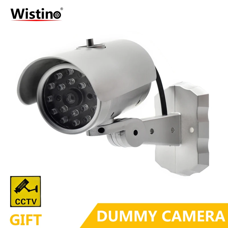Simulation Fake Camera Bullet Battery Dummy Camera Waterproof Outdoor