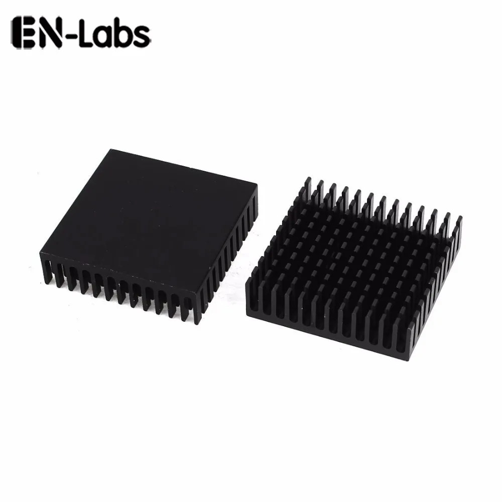 Алюминиевый радиатор En-Labs 40 x40x11mm 2 шт. черный радиатора для процессора ГПУ