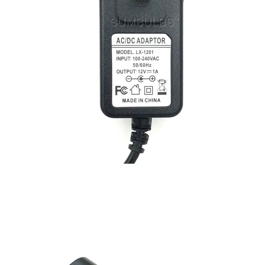 DC LED Power Supply Charger Transformer Adapter  110V 220V to 12V For LED Strip EU US AU UK Cord Plug Sock (7)