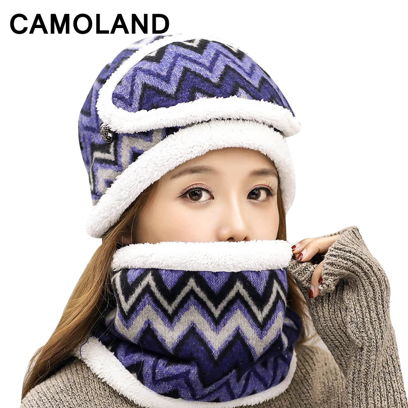 baratas Chapéus de inverno para Mulheres Neck Warmer Máscara Balaclava chapéu Russian Gorros de Lã Quente tampas de Malha Cachecol Chapéu Da Neve Motocicleta aviador