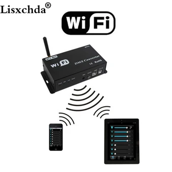 

Free Shipping New WiFi DMX Controller Controlled by Android or IOS System Wifi Multi Point Controller WF310