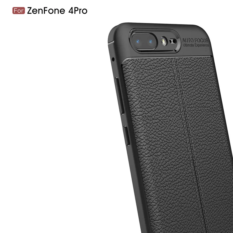 Silicone Case For ASUS ZenFone 4 Pro ZS551KL 5.5inch Case Soft TPU PU Leather Back Cover For Asus  ZenFone 4 Pro ZS551KL Case (3)