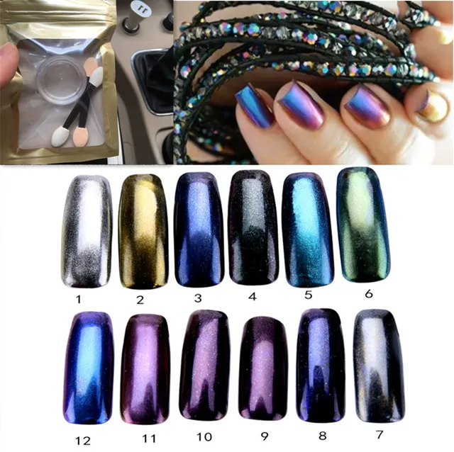 1g 3g Mirror Powder Nails Holographic Chrome Nail Vtirka 1g 3g Mirror Powder Nails Holographic Chrome Nail Vtirka Polish Art Glitter Reflecting