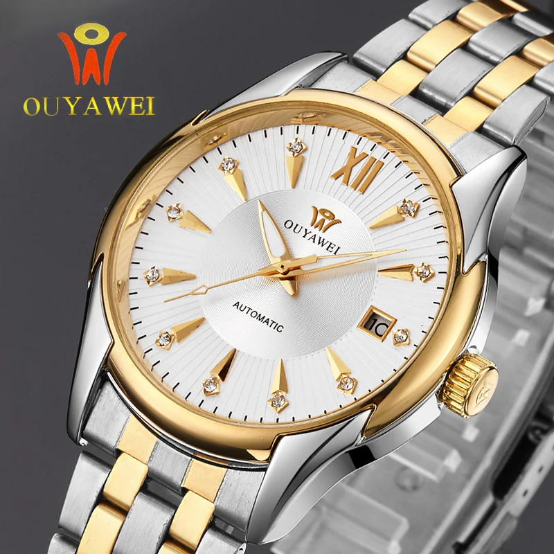 font b Men b font Watches OUYAWEI Luxury Brand Watch font b Mechanical b font