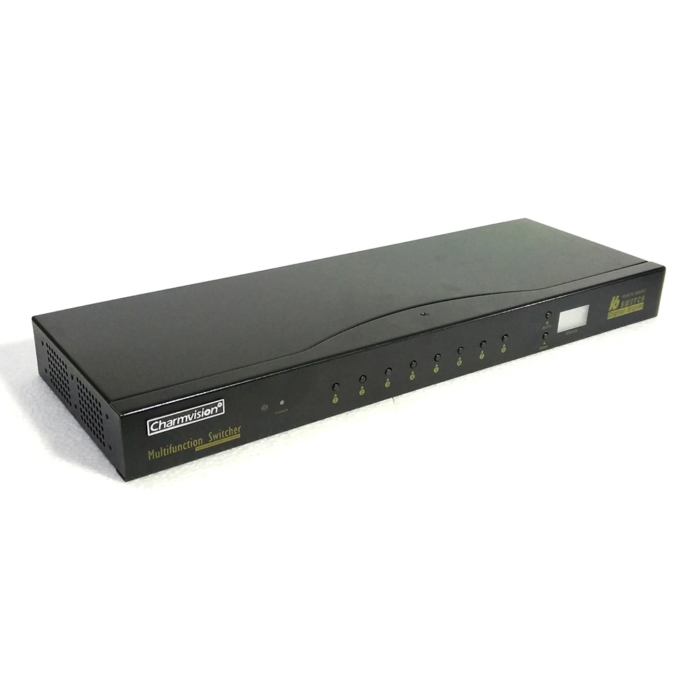 Charmvision HK1601A 16 портов USB HDMI KVM коммутатор с автоматическим сканированием Hotkey