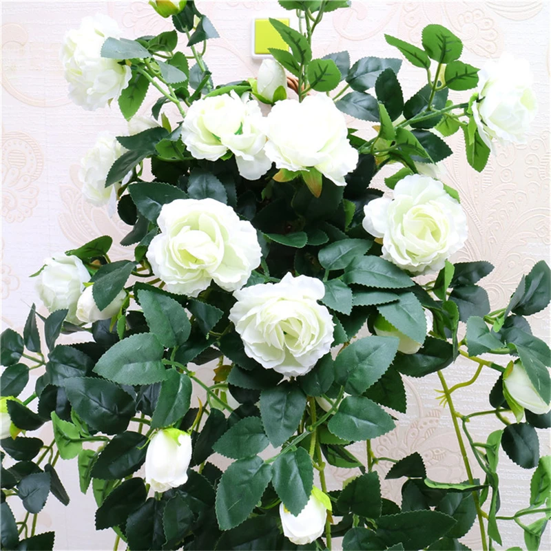 YO CHO Artificial Flowers High Quality Fake Silk Peony Wall Hanging for Wedding Home Party Showcase Decorative Simulation Plants