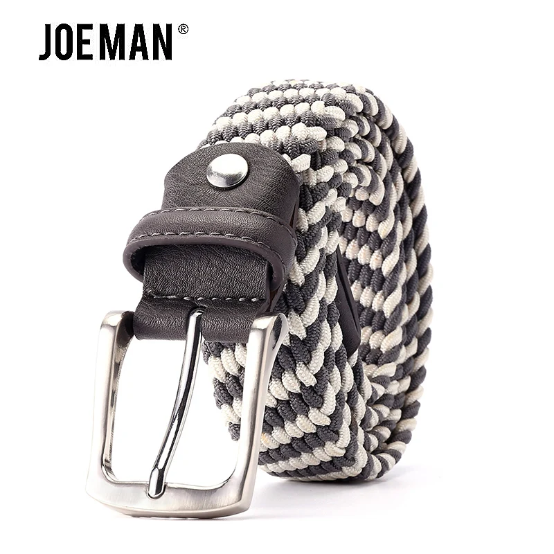 

2018 Fashion Stong Stretch Fabric Belt For Men Elastic Casual Belt Waistband Braided Style High Quality Elastic Knitted Belt