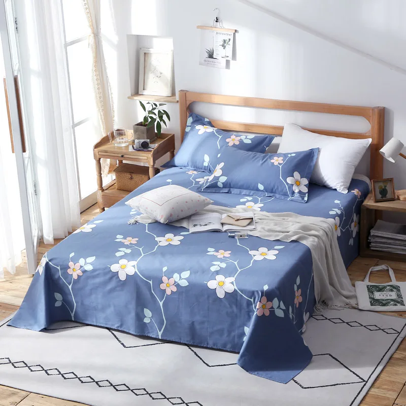 

Color Print Pattern Bedding Sheet 3Pcs King Size Bed Sheet Set For Queen Bed Sheets Letter Printed Flat Sheet With Pillowcase