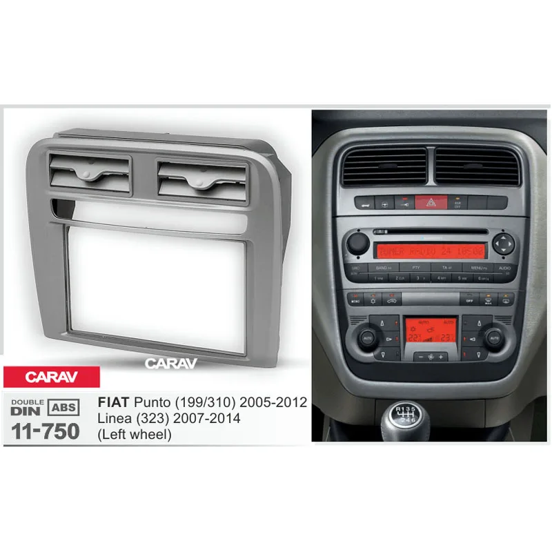 CARAV 11 750 double din dash kit audio 