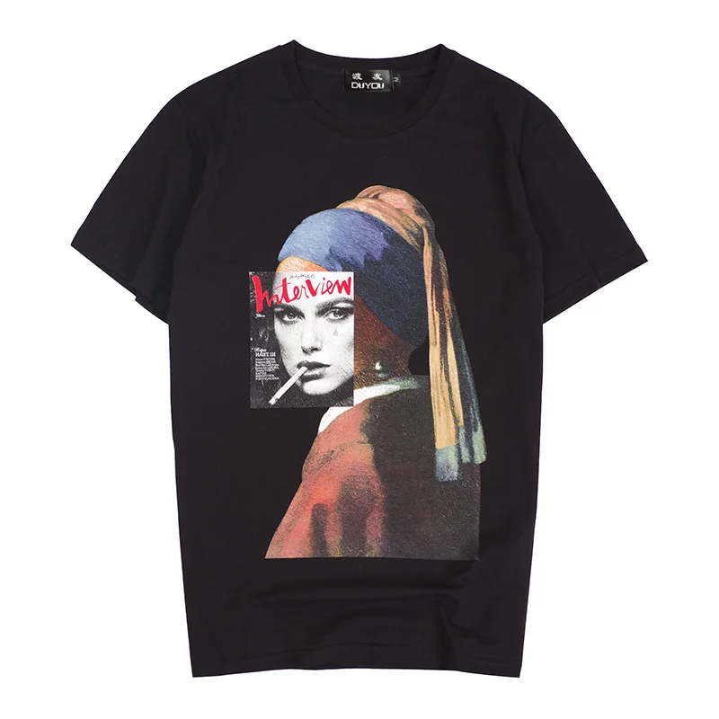 girl wearing men's t shirt