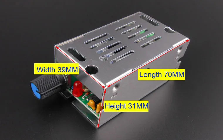 Шим тока мотор регулятор скорости с защита от обратной полярности 12 V 24 V 36 V 60 V 10A Плавная Мотор переключатель скорости регулирование
