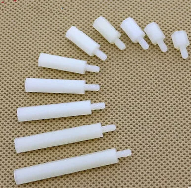 

25Pcs Nylon Standoff Spacer Screw Male x Female Screw M2.5 Color White