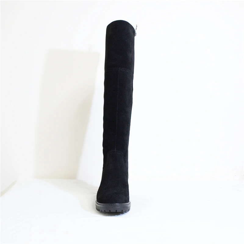 Pritivimin/FN73 женская замшевая обувь botte femme зимняя теплая ручной работы из