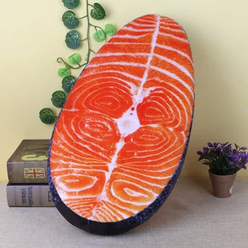 

Creative 3D Washable Pillow Sushi Salmon Simulation Cushion Home Decor Plush Toy