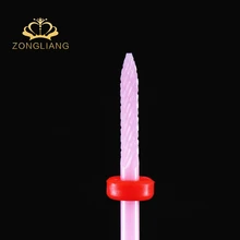 Керамические сверла для ногтей для наращивания ногтей и уход за кутикулой машина маникюр педикюр приспособления для сверления фрезерные станки инструменты