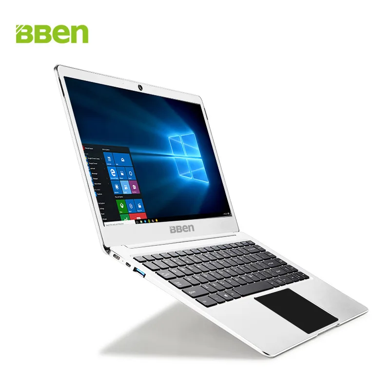 Bben металла Алюминий ноутбук 14 дюймовый с Windows 10 компьютер 1920x1080FHD Intel Apollo N3450 Ultrabook 4G