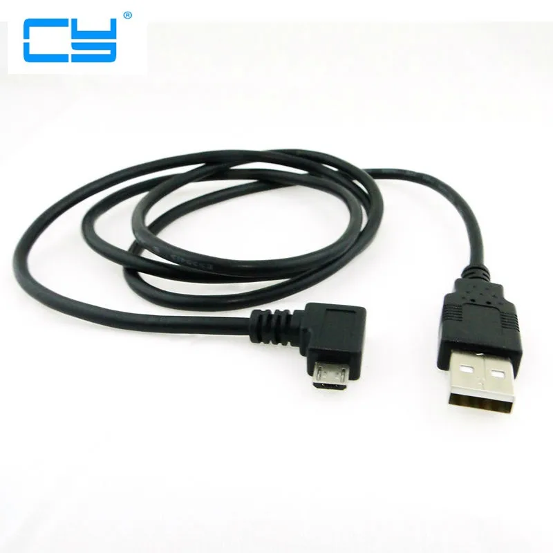 

Прямой угол 90 градусов Micro USB 5pin штекер к USB кабель для передачи данных и зарядки 5 футов 1,5 м для сотового телефона планшета