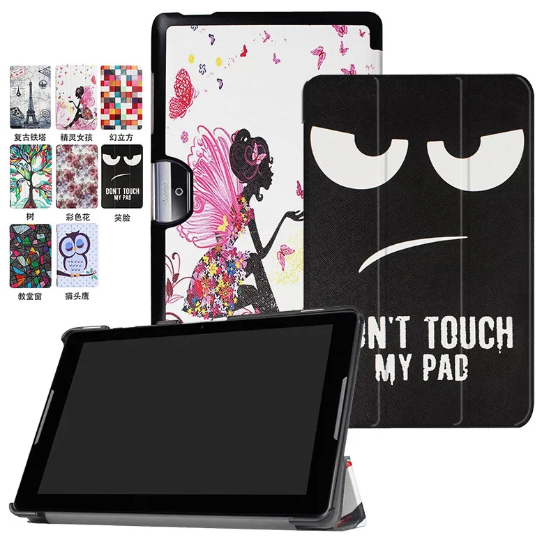 

For Acer Iconia Tab 10 A3-A40 A3 A40 One 10 B3-A30 10.1" Tablet Print PU Leather Skin Sleeve Protection Cover Case +Stylus Pen
