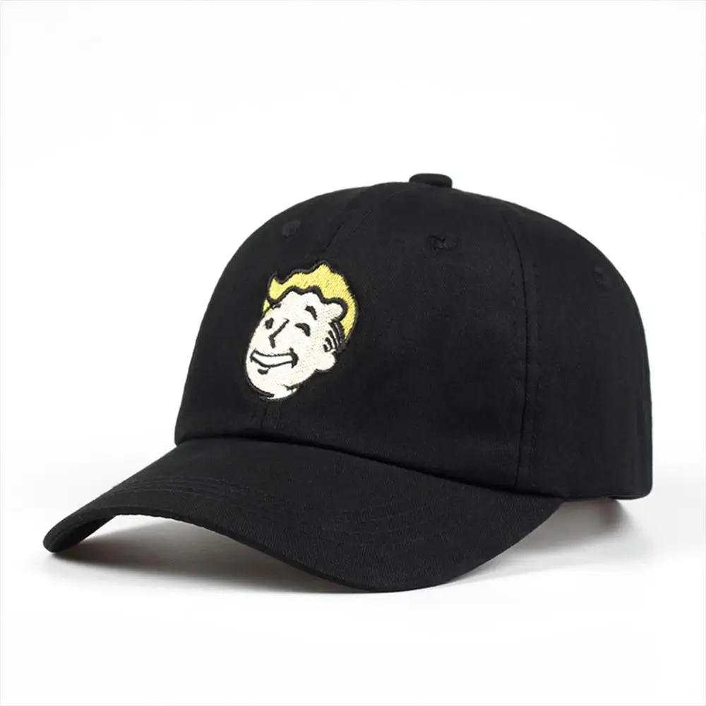 

DOLEFT New Fallout Pip Boy Baseball Caps Mens Unisex Adjustable Cotton Dad Hat Trucker Streetwear Embroidery Snapback Cap