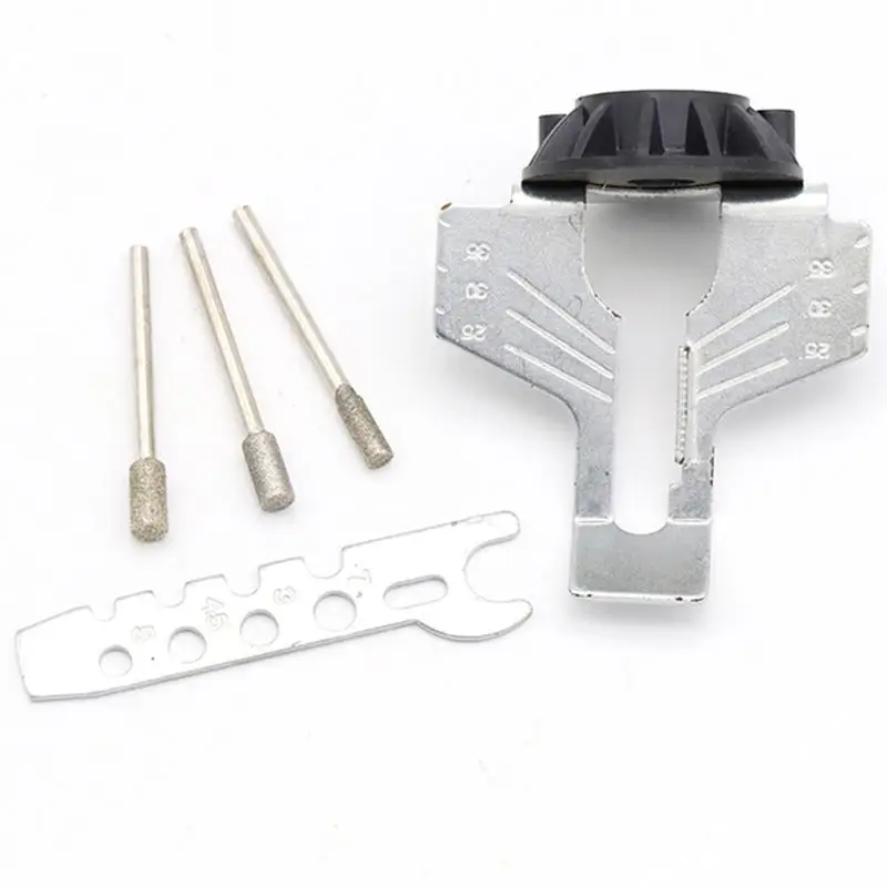 

5Pc/Set Grinding Chain Machine Electric Chain Saw File Grinding Mill Cigarette Lighter Fish Clip Tools Power Tool Accessories