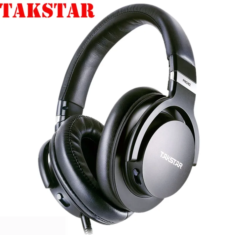 Оригинальные Takstar PRO 82/PRO82 профессиональные мониторные наушники, Hi-Fi гарнитура для стереонаушников, ПК, записи, K song game, бас, регулируемые