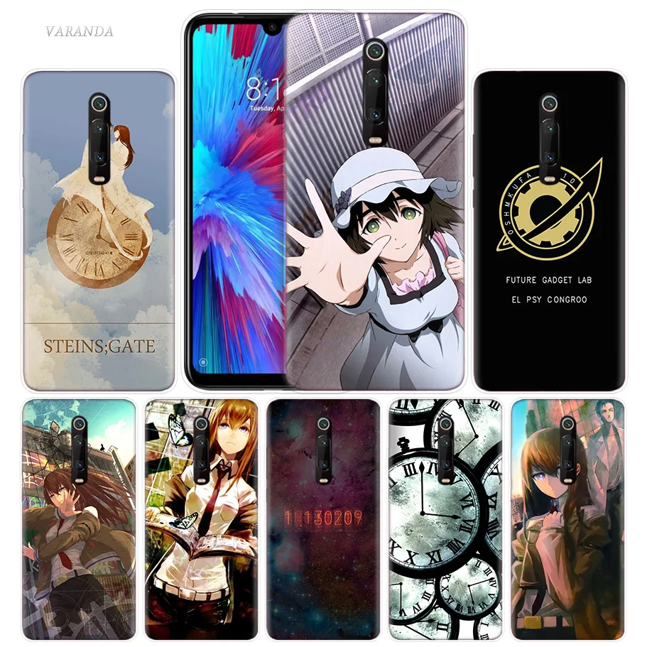 

Steins Gate Anime Case for Xiaomi Redmi Note 7 7S K20 Y3 GO S2 6 6A 7A 5 Pro MI Play A1 A2 8 Lite Poco F1 Silicone Phone Bags