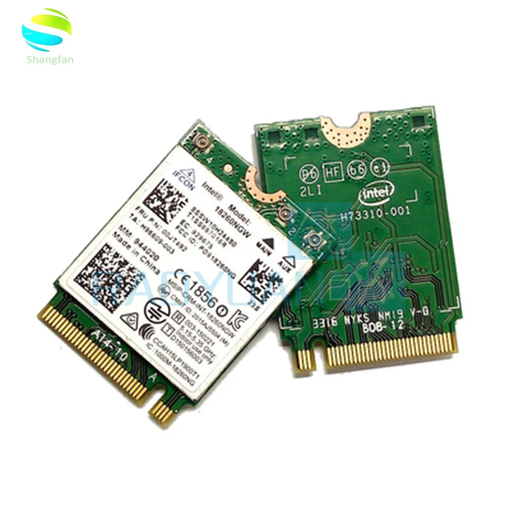 Para Intel Wireless-AC 18260AC 00JT492 M.2 802.11ac 867Mbps WiFi + Bluetooth 4.1 cartão para Lenovo X260 T460 t460S T460P YOGA 260