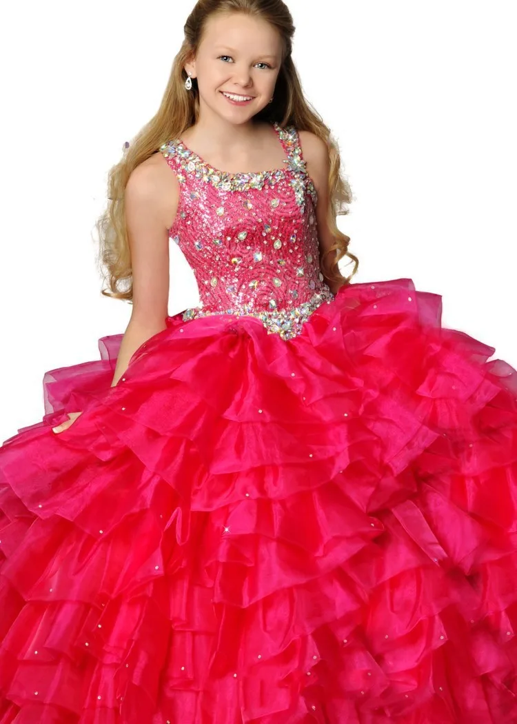 red pageant dresses for juniors