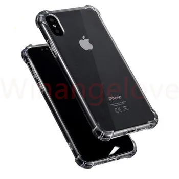 

Winangelove 500pcs Shockproof Transparent Case for iPhone X 8 7 6 6S Plus Soft Gel TPU Case Clear Back Cover for iphone 6 6s 5